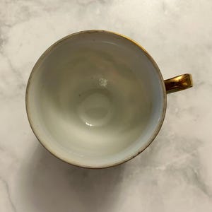 Vintage 1950s Japanese Moriage DRAGONWARE Demitasse Teacup and Saucer Handpainted image 10