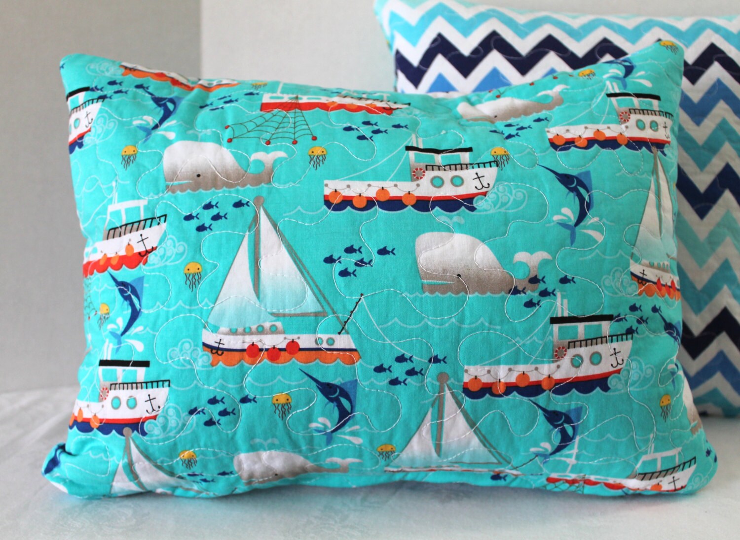 Lumbar Quilted Pillow Cover 12 X 16 Nursery Rocking Chair Pillow Cover