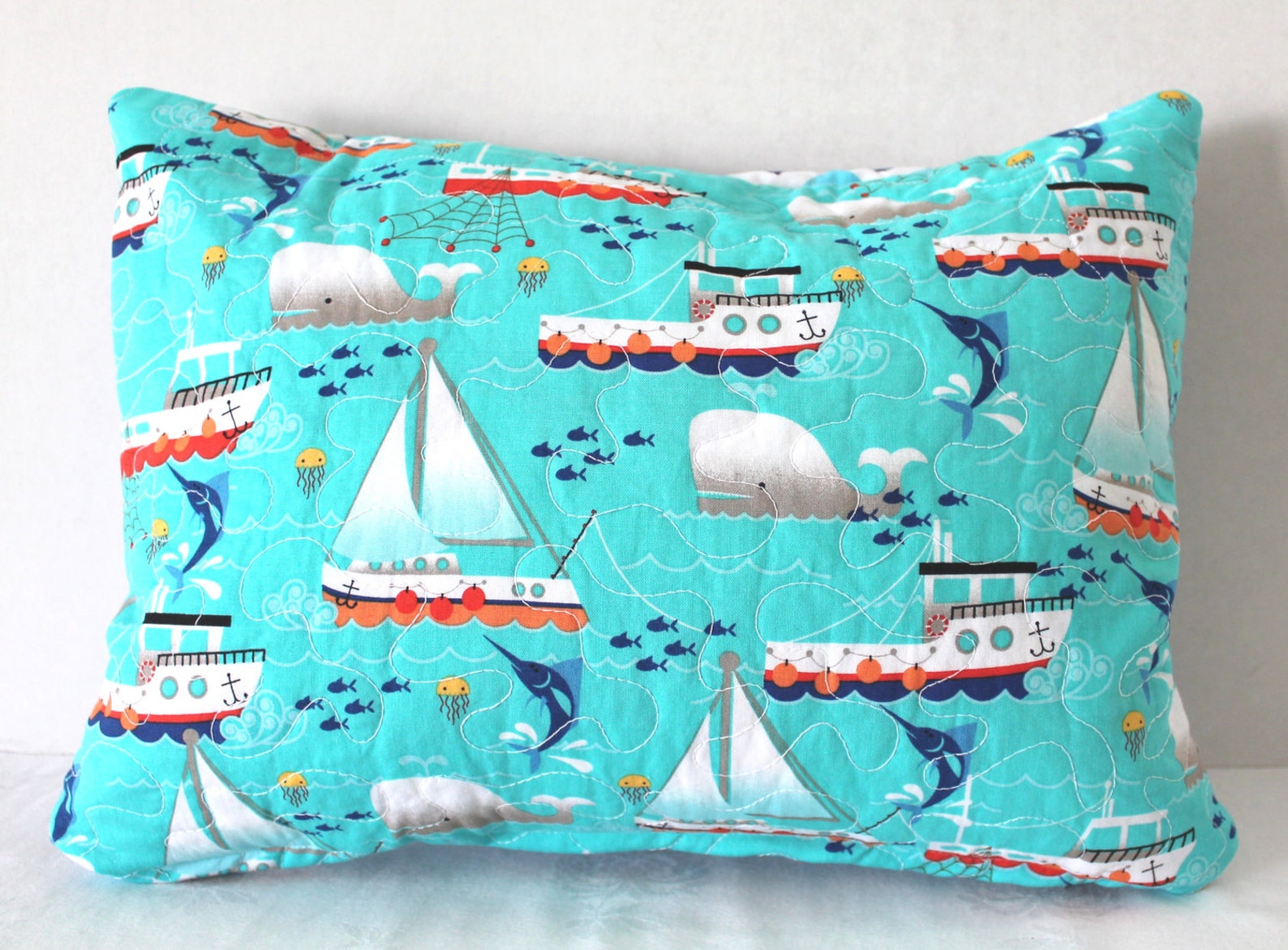 Lumbar Quilted Pillow Cover 12 X 16 Nursery Rocking Chair Pillow Cover