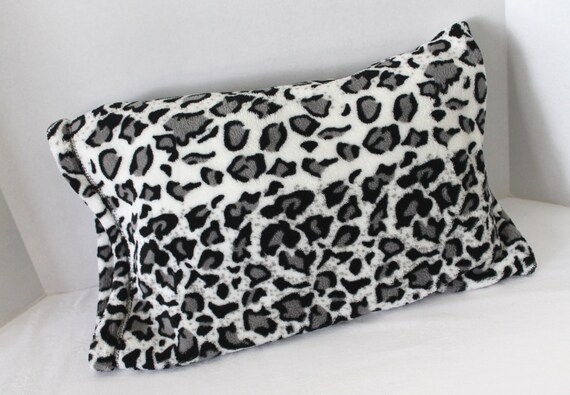 Fits 12 X 16 Pillow Minky Toddler Pillow Case Leopard Print Etsy