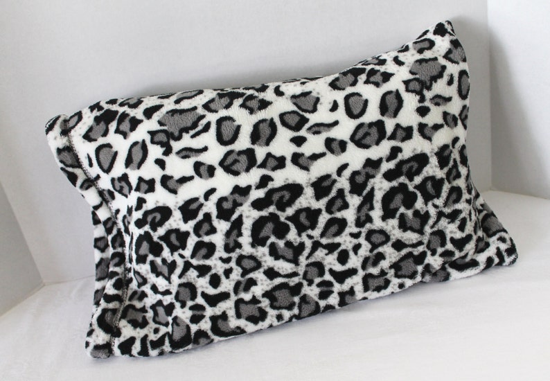Fits 12 X 16 Pillow Minky Toddler Pillow Case Leopard Print Etsy