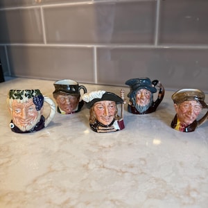 Vintage Small Royal Doulton Character Jugs