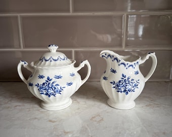 Chatsworth Vintage Sugar Bowl and Creamer Set