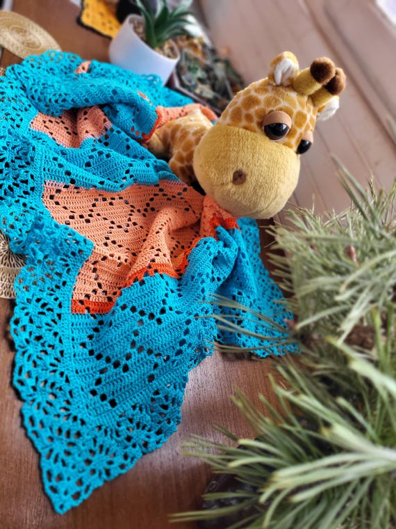 Cotton Baby Crochet Multi-colored Ruffle Heirloom Baby