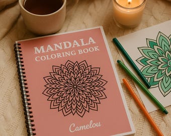 Coloring Mandalas – A4 Printed Book – Relaxation & Creativity