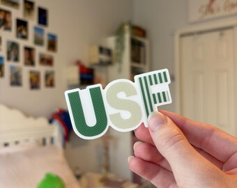 University Of South Florida Bulls - 4x4 Die Cut Decal at Sticker Shoppe
