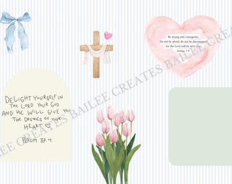 Pastel Christian Mac Wallpaper: Digital Download