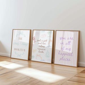Emily Henry Prints, Book Prints, Bookish Prints, Emily Henry Art, Emily Henry Books