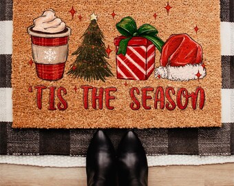 Christmas Doormat, 'Tis The Season Holiday Decor