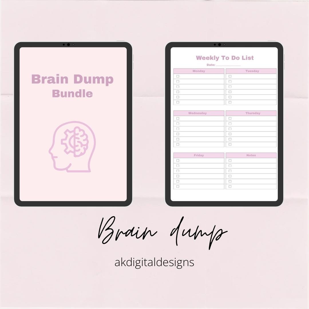 Brain Dump Bundle - Etsy