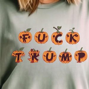 Anti Trump Halloween T Shirt Political Protest Tee Comfort Colors 100% Cotton