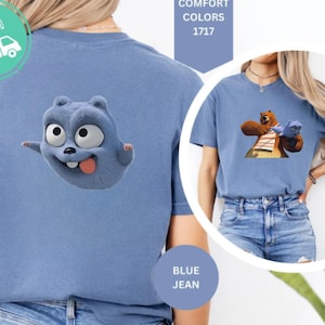 Lemmings and the Bear UNISEX Adult T-Shirt Grizzy and Lemmings Top TABODI Shirt Grizzy and Lemmings Comfort Colors 100% Cotton