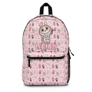 Labubu Backpack Labubu School Back Pack Cute Kawaii Kids Back to School Supplies School Bag for Girls Boys School Backpack Anime