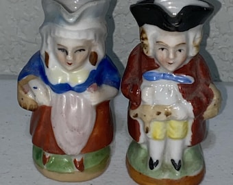 VTG Toby Zahnstocher Halter Mini Krug Milchkännchen Made in Occupied Japan Set 2