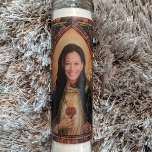 Kamala Harris Parody Prayer Candle