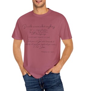 Motivierendes biblisches Zitat Unisex T-Shirt