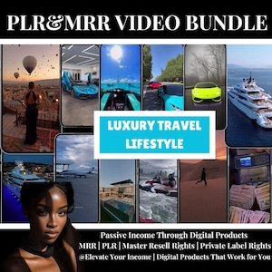 1200+ Viral Luxury Rich Lifestyle Videos Reels, Cars, Yacht, Plane, Millionaire, TikTok, Instagram, YouTube, Digital Marketing, MRR, PLR