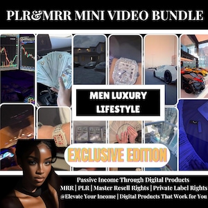 MRR Faceless Videos Man Faceless Men Reels Luxury Reels Faceless Men Videos Faceless Marketing Instagram Reels PLR Video Master Resell Right