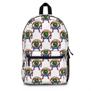 Terrif-EYE-ing Eye-Patterned Backpack | Perfect for School, Adventure, Travel, Gifts, and Everyday Use
