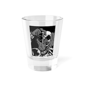 Blasto the Clown - Unique Shot Glass with Cool Graphic Design | Perfect Gift for Parties, Home Bars, Collectors, and Fun Occasions