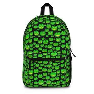 Pumpkin Backpack  Halloween Bag Spooky Gift Trick or Treat Children Backpack Novelty School Bag
