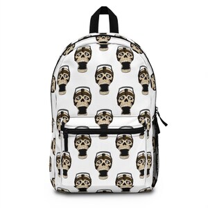 Screaming Skull Print Backpack | Stylish School Bag, Trendy Travel Backpack, Unique Gift for Halloween, Urban Fashion Accessory
