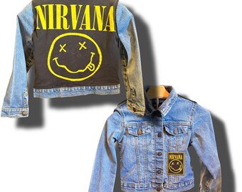 Upcycled Jean Jacket Nirvana