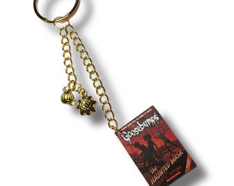 Llavero con dijes del libro Goosebumps