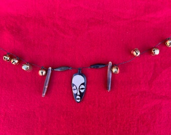 Bone Mask Pendant (Drum Adornment)