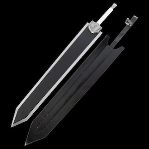 Réplica de la espada Berserk Dragon Slayer: accesorio de cosplay de anime edición negra