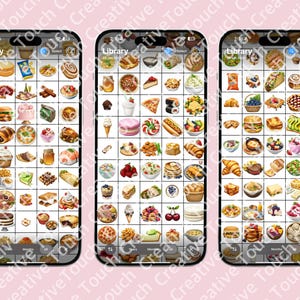 300+ iOS 18.1 Emoji Sticker Pack, Food & Meals Pack. PNG stickers for texting, Everyday iPhone Emoji Apple Stickers for iMessage