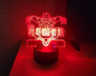 Personalized Super Hero Night Light