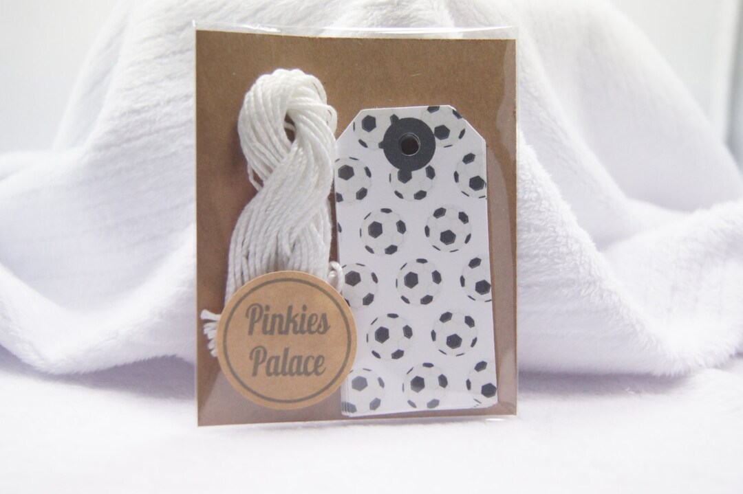 Small Soccer Ball Gift Tags Birthday Tags Favor Tags Set of 10 Etsy