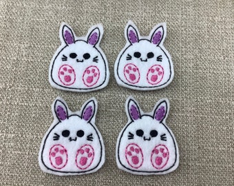 Bunny feltie CUT or UNCUT Spring Easter