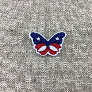 Patriotic Butterfly, 4th of July feltie CUT or UNCUT image 4