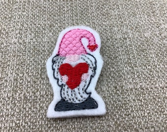 Valentine Gnome Feltie CUT or UNCUT