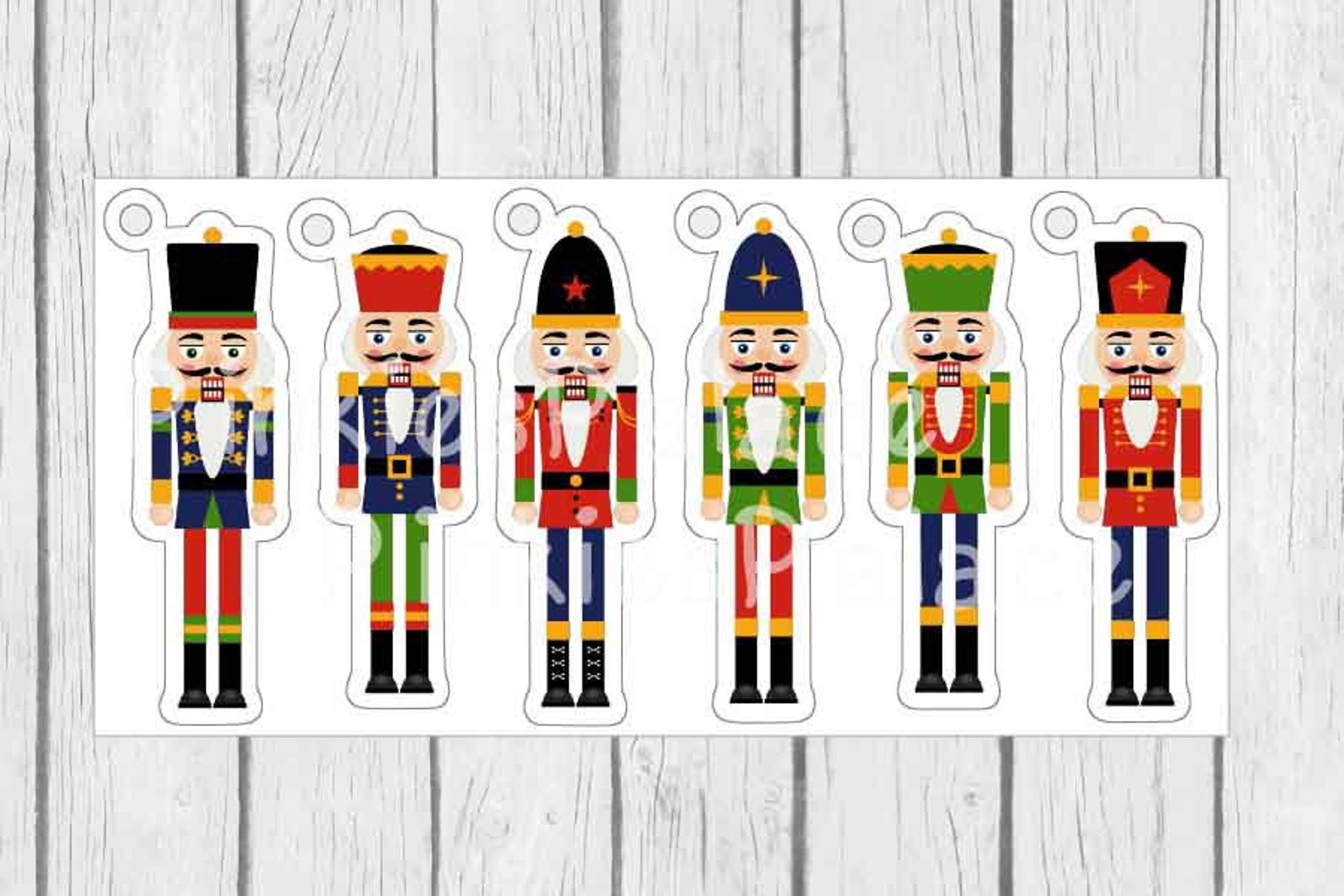 10 Nutcracker Christmas Tags Journal Tags Gift Tags Pricing - Etsy