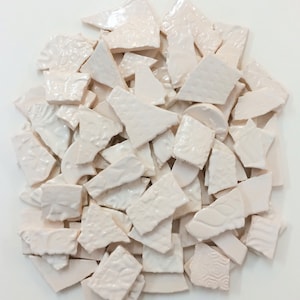 WHITE Mosaic Tiles - 1 Square Foot