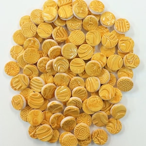 GOLD CIRCLE Ceramic Mosaic Tiles