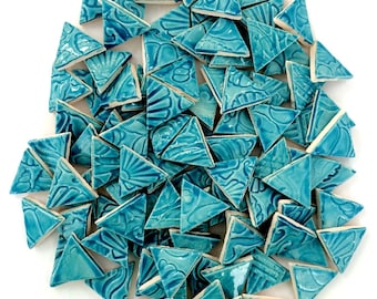 Mosaic TURQUOISE TRIANGLE CERAMIC Tiles