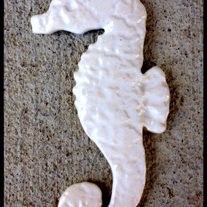 Ceramic Sea Horse Tile - How Cute is this Little Guy