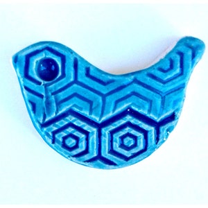 TURQUOISE BIRD Mosaic Tile
