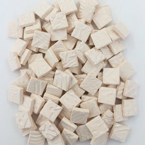 WHITE SQUARE Ceramic Mosaic Tiles