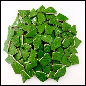 Clover GREEN MOSAIC Tiles 1 Square Foot image 1