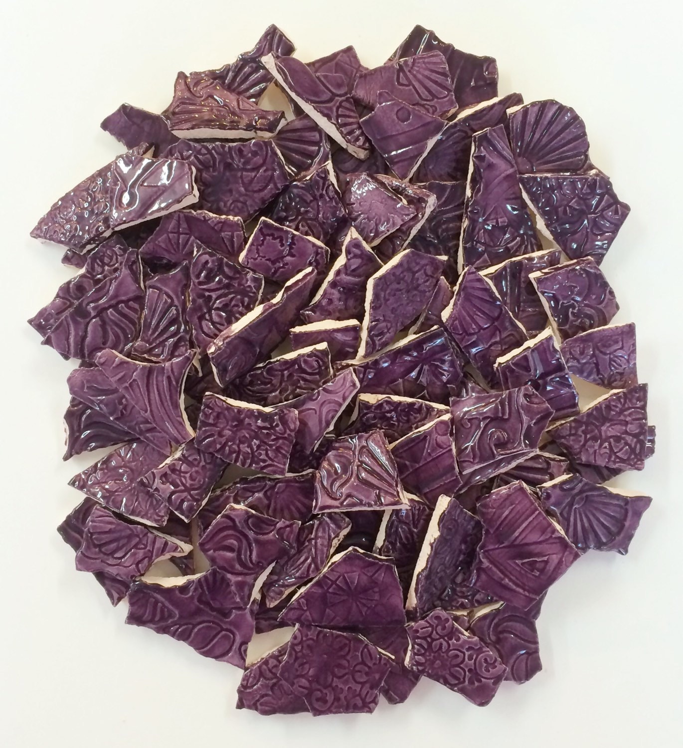 Purple MOSAIC Tiles 1 Square Foot - Etsy