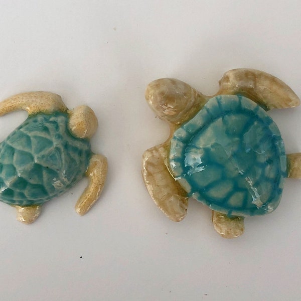 Turtles - Mommy and Baby Sea Turtle Tiles