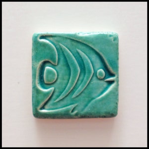 Aqua FISH Mosaic Tile