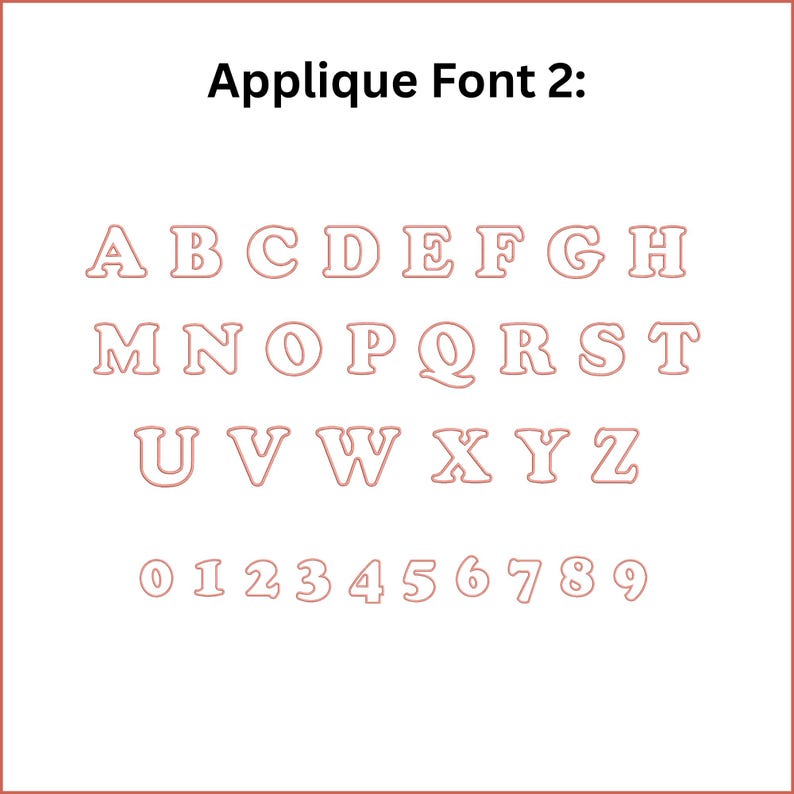 Applique Embroidery Font, Applique Alphabet, Machine Embroidery Design ...