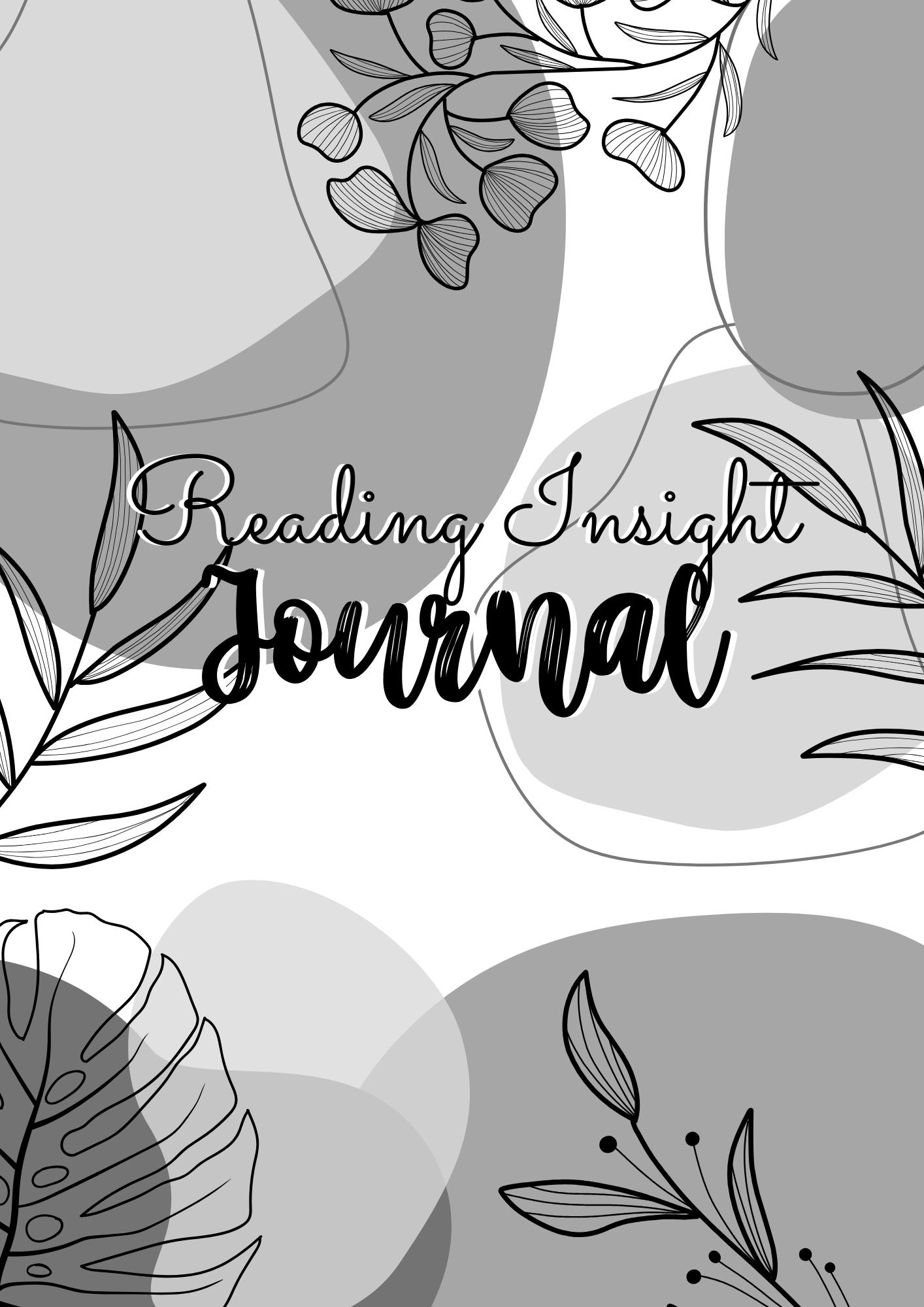 Printable Reading Insight Journal for Bookstagram - Etsy