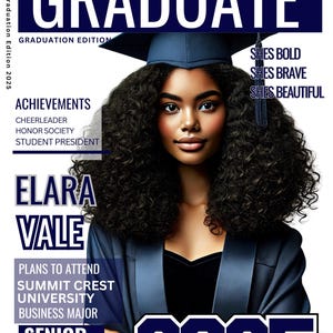 GRAD Magazine Cover Template
